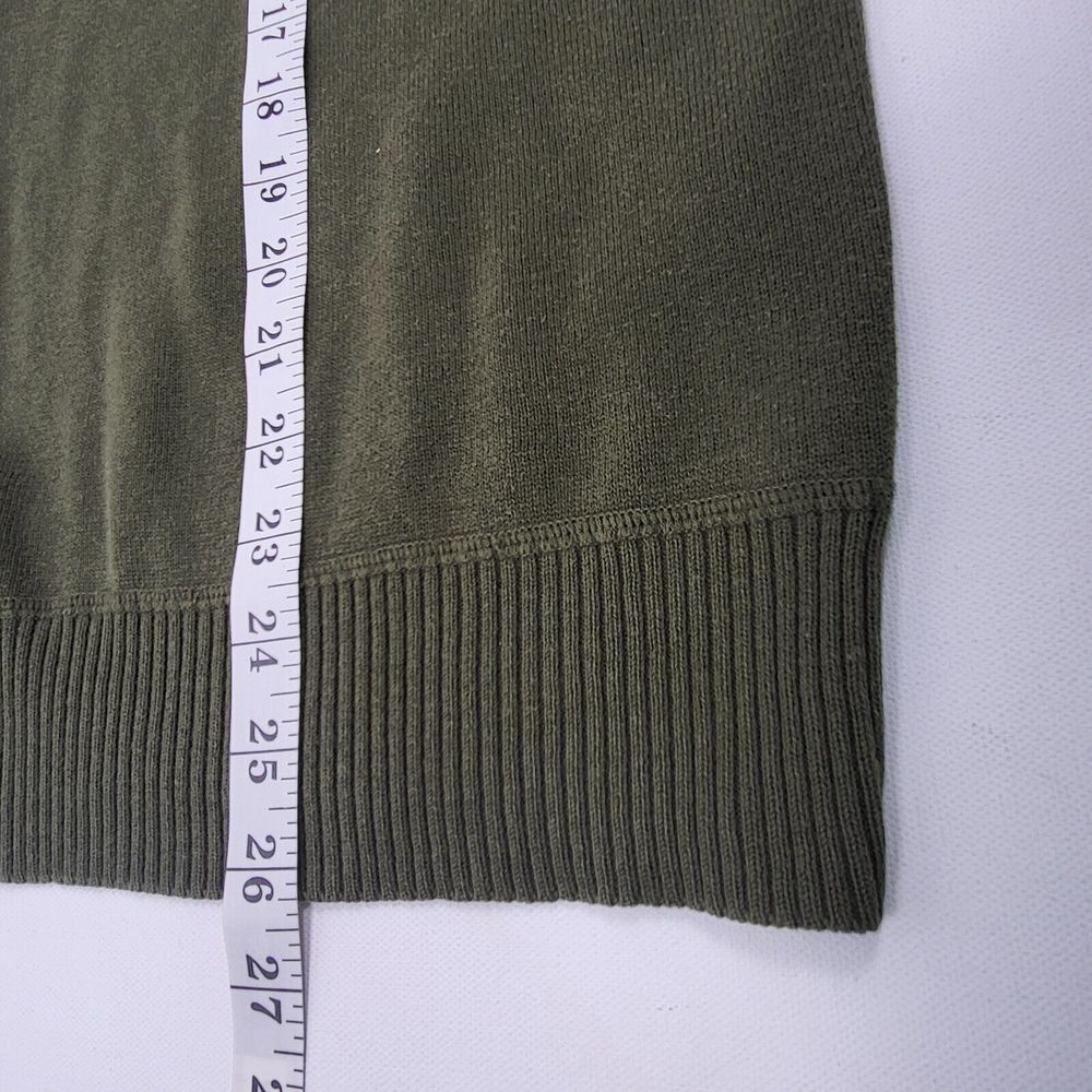 Aeropostale Sweater Mens Medium Long Sleeve Crew Neck Pullover Knit Green - Picture 6 of 6